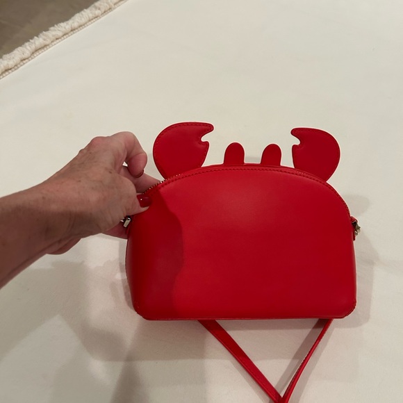 Kate Spade Shore Thing Red Crab Hilli Crossbody Bag - Picture 3 of 5